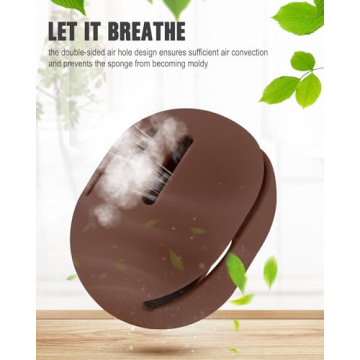 FERYES Silicone Makeup Sponge Holder for Travel