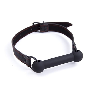 CLROY® Comfortable Leather Open Mouth Gag - Perfect for BDSM Adventure