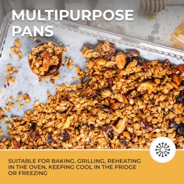 Durable Aluminum Cookie Pans (15 Pack) for All Occasions