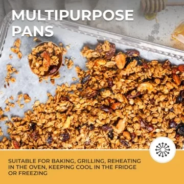 Durable Aluminum Cookie Pans (15 Pack) for All Occasions