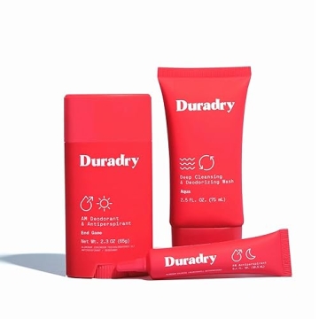 Duradry 3-Step System for Hyperhidrosis Sweat & Odor Control