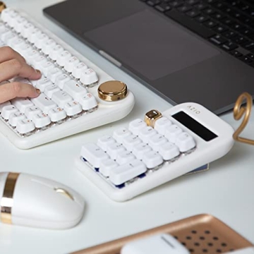 AZIO IZO Wireless Mechanical Calculator - Chic & Functional