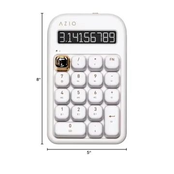 AZIO IZO Wireless Mechanical Calculator - Chic & Functional