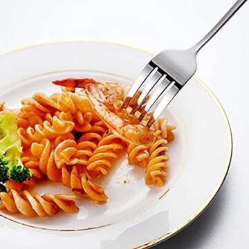 Valentines Gifts for Him, Gifts for Boyfriend Anniversary Valentines Gifts I Forking Love You Dinner Forks, Inspirational Funny Engraved Forks, Stainless Steel Table Forks