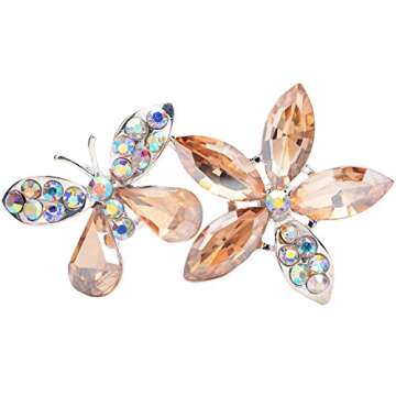 SS20 AB Crystal Diamond Rhinestones Flat Back Round Rhinestones Iridescent Crystals Round Beads Flat Back Glass (1440 Pieces)