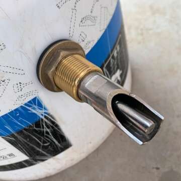 5 Pcs Pig Nipple Waterer for Barrel Kit Stainless Steel Automatic Pig Nipple Drinker Hog Drinker Feeder with Brass Water Tank Connector Kit Hog Water Nipples for Hog Piglets Goat Waterering System