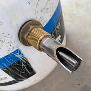 5 Pcs Pig Nipple Waterer for Barrel Kit Stainless Steel Automatic Pig Nipple Drinker Hog Drinker Feeder with Brass Water Tank Connector Kit Hog Water Nipples for Hog Piglets Goat Waterering System