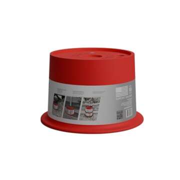 ANDERSEN HITCHES | RV Travel Accessories | 1-Pack Trailer Jack Block w/ Magnets | Quick Leveling Stabilizers for Trailers Jackstand Level Quickjack Heavy Duty Utility Blocks | 3608