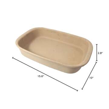 Pampered Chef Family Heritage Stoneware Rectangular Baker, 1430