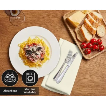 Ruvanti Cloth Napkins Set of 4 - Soft & Absorbent