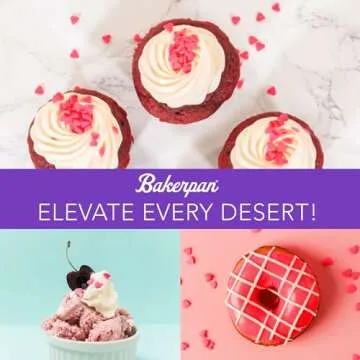 Bakerpan Red Heart Sprinkles Edible for Baking 4oz