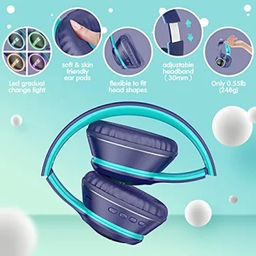 FFZ Kids Bluetooth Headphones | Colorful & Comfortable