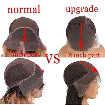 QUINLUX HAIR 150 Density #4/27 Ombre Highlight Color HD Invisible Lace Front Human Hair Wigs With Baby Hair for Black Women 13X6 Deep Part Straight Brazilian Remy Hair Lace Wigs