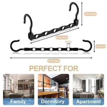 16 Pack Hangers - Space Saving Magic Clothes Hanger Organizer for Closet Essentials