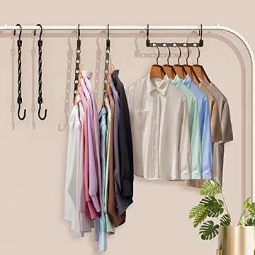 Space Saving Magic Hangers for Closet Organization