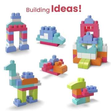 Mega Bloks First Builders Big Bag - 60 Colorful Blocks