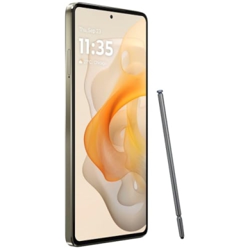 Motorola Moto G Stylus 5G 2024 (128GB, 8GB) 6.7", 50MP Dual Camera, Snapdragon 6 (4nm), Android 14 (Only for AT&T, Cricket, Net 10-5G / 4G LTE) XT2419-2 (Caramel Latte) (Renewed)