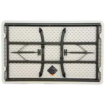Lifetime 80568 48" x 30" Wide Folding Utility Table, 1