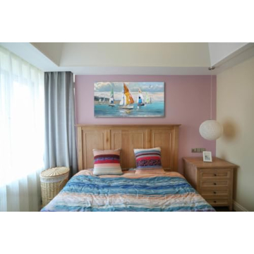 Vibrant Ardemy Blue Coastal Wall Art Perfect for Home Decor