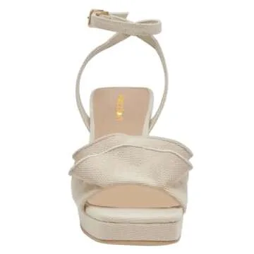 Pazzion Women's Platform Chunky Heels Sandals for Style