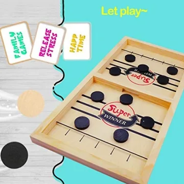 Fast Sling Puck Game for All Ages - Fun Family Board Game!