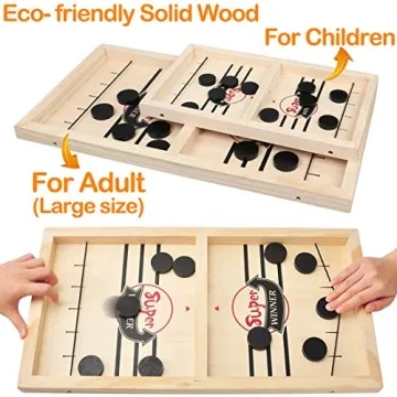 Fast Sling Puck Game for All Ages - Fun Family Board Game!