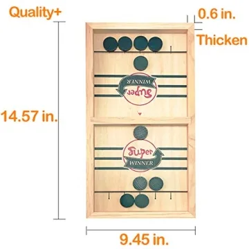 Fast Sling Puck Game for All Ages - Fun Family Board Game!