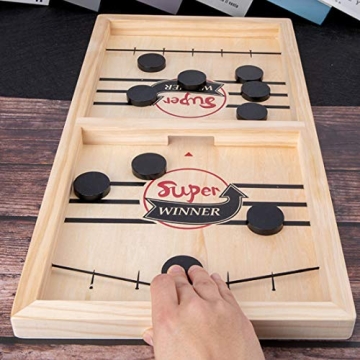 Fast Sling Puck Game for All Ages - Fun Family Board Game!