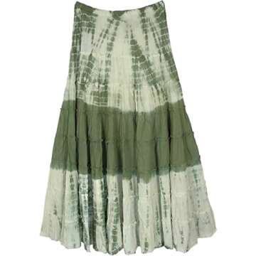 Sundro Women's Heart Print High Waisted Bohemian Midi Skirt A-Line Bodycon Long Pencil Skirt Streetwear Valentines Day Gifts, 03 Black