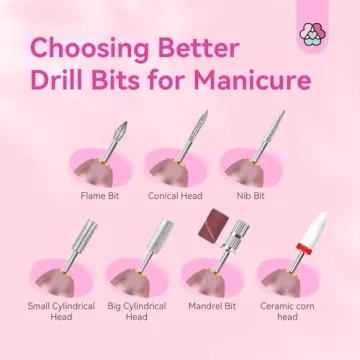 Saviland Electric Nail Drill for Perfect Home Manicure