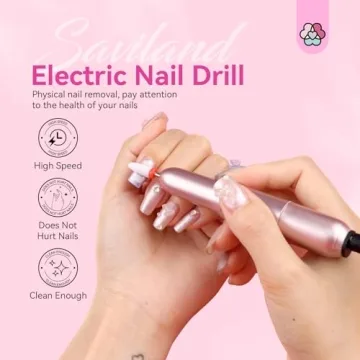Saviland Electric Nail Drill for Perfect Home Manicure