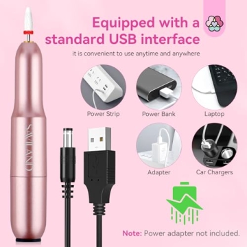 Saviland Electric Nail Drill for Perfect Home Manicure