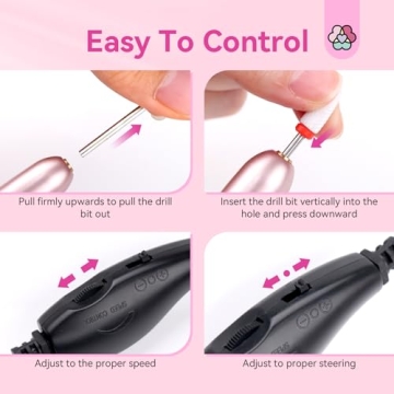 Saviland Electric Nail Drill for Perfect Home Manicure