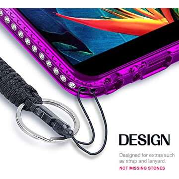 NGB iPod Touch 7 Case, iPod Touch 6/5 Case with HD Screen Protector and Ring Holder for Girls Women ...