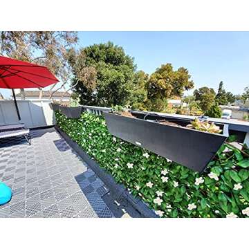 GLANT Adjustable Faux Ivy Privacy Screen for Outdoors