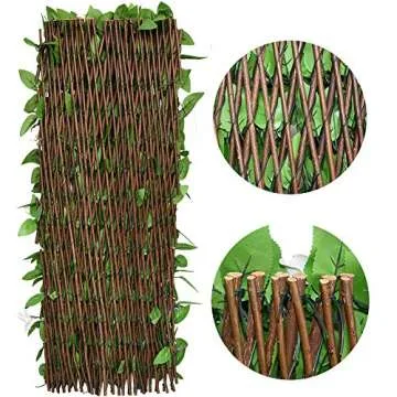 GLANT Adjustable Faux Ivy Privacy Screen for Outdoors