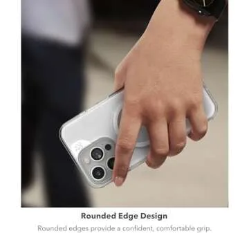 ZAGG Crystal Palace Snap iPhone 15 Pro Max Clear Phone Case w/Built-in Kickstand - Drop Protection (13ft/4m), Durable Graphene, Anti-Yellowing, and Scratch-Resistant MagSafe Phone Case