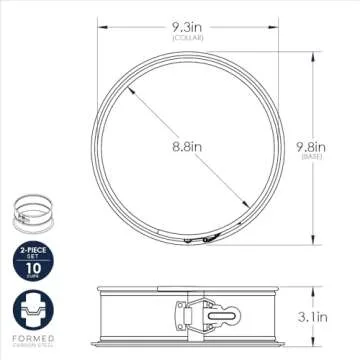 Nordic Ware Blue Nonstick 9-Inch Springform Pan