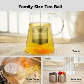 Extra Large Stainless Steel Tea Infuser for Loose Leaf Tea