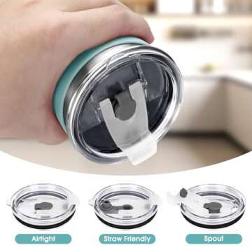 Rommeka Kids Cups Spill Proof, 4 Pack 12oz Stainless Steel Toddler Cups with Straws and Lids, Sippy Cup with Silicone Sleeves, Kids Cups for School Home