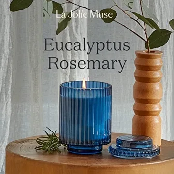La Jolie Muse Eucalyptus & Rosemary Candle, 12.3oz