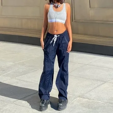 UAURORAO Women's Wide Leg Joggers - Comfy & Stylish