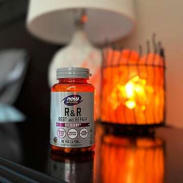 NOW Foods Sports Nutrition, R&R Rest and Repair, Recovery*, Promotes Restful Sleep*, Preserves Lean Mass, Reduces Post-Workout Soreness*, Vegan, NGMO, 90 Veg Capsules