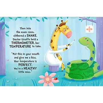 Checkup with Doctor Giraffe Sensory Board Book for Toddlers