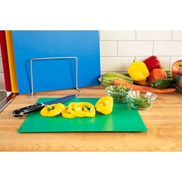Professional Kitchen Cutting Mats - Flexible 4 Color Set