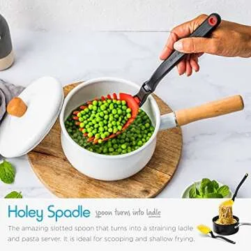 Dreamfarm Best Kitchen Utensils Set | Non-Stick Silicone Tools | Multi-Color