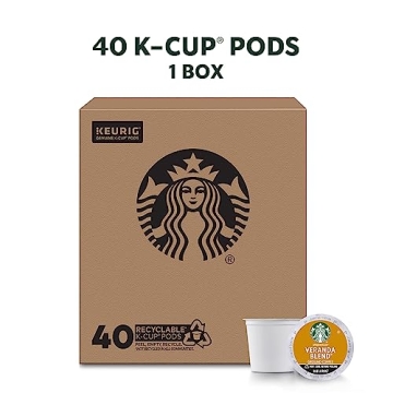Starbucks Veranda Light Roast K-Cups 40 Pods
