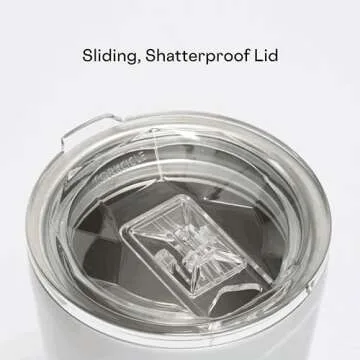 Corkcicle Triple Insulated Coffee Mug with Lid and Handle, Black, 16 oz – Stainless Steel Travel Mug Keeps Beverages Hot for 3+ Hours – Non-Slip, Easy-Grip, Spill-Resistant Tumbler