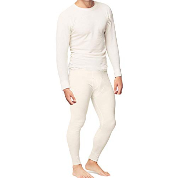 Men’s Cotton Thermal Underwear Set for Winter Comfort