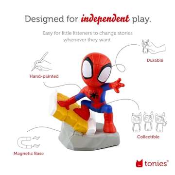 Spidey Audio Toy Figurine for Kids – Marvel Fun